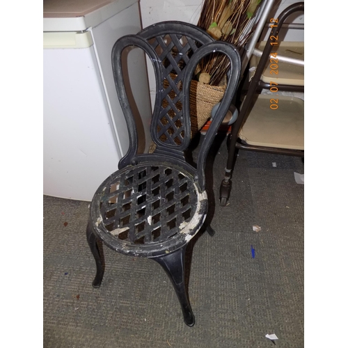 131 - Cast Iron Garden Chair