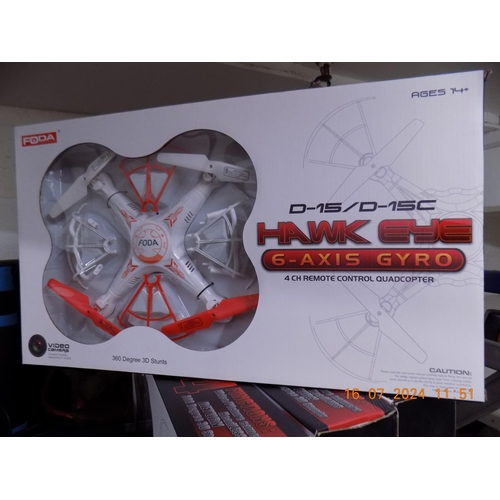 110 - Boxed Hawk Eye Camera Drone