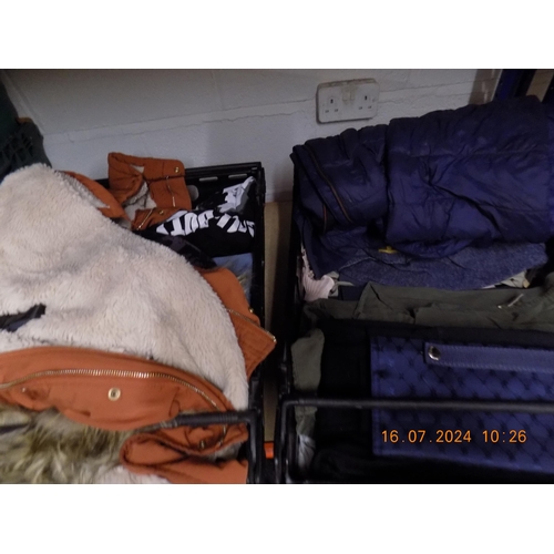 81 - 2 Crates of Coats and Clothing