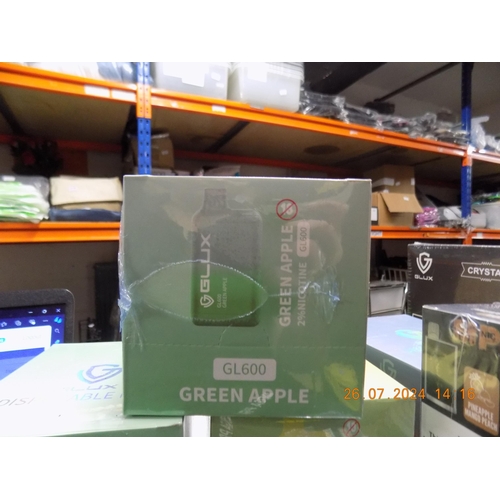 517 - GLux Disposable Pod Vapes Green Apple