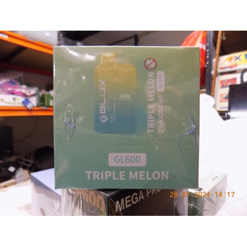 519 - GLux Disposable Pod Vapes Triple Melon