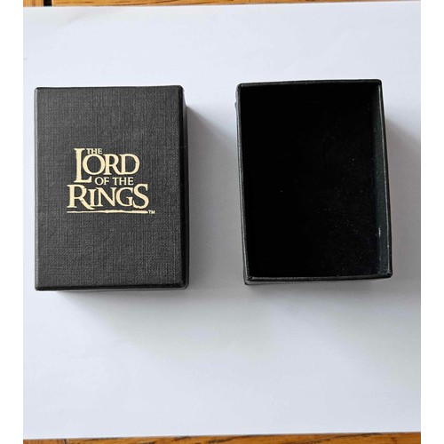 617 - 2002 9ct Lord of the Rings The One Ring with original Certificates, Box and Pouch - First Release fr... 