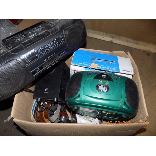 66 - Box of Electricals etc