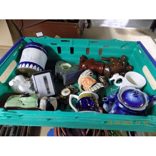 89 - Box of Misc. Inc Toby Jugs