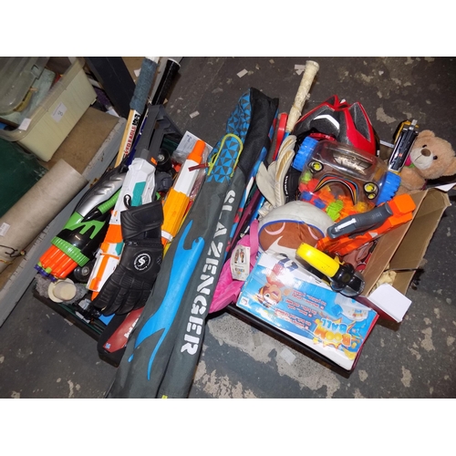 121 - 2 Boxes of Toys. Inc Nerf