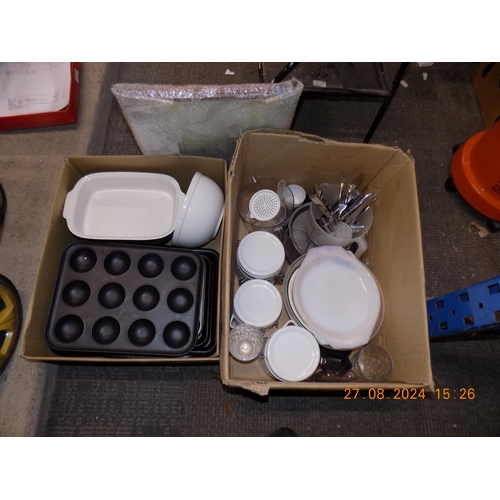 157 - 2 Boxes of Household Misc