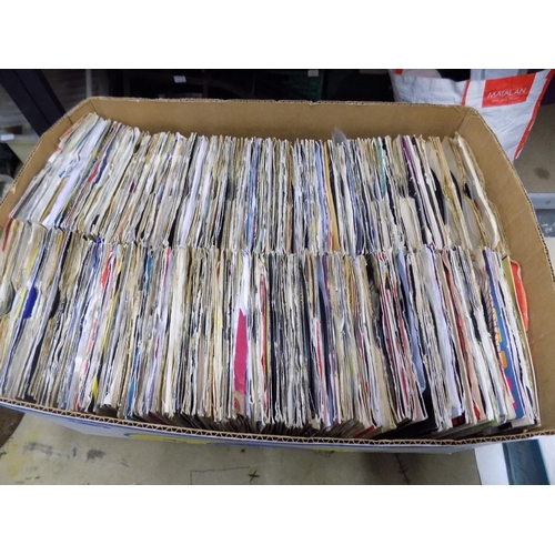 137 - Box of Approximately 500 Vinyl 45's
