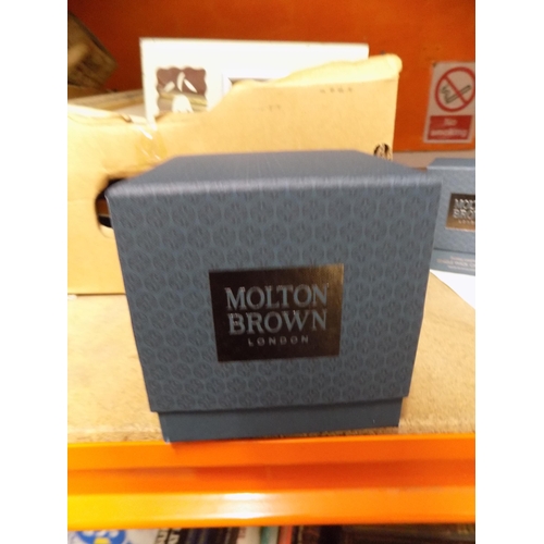 312 - Large Molton Brown Candle Russian Leather