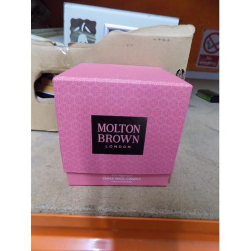 314 - Large Molton Brown Candle Pink Pepperpod