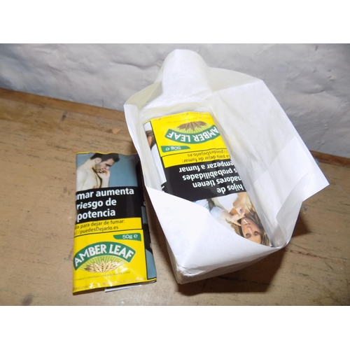 355 - 5 Packets of 50g Amber Leaf