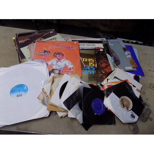 221 - Bag of Vinyl LP's and 45's