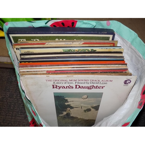 31 - Bag of Vinyl LP's