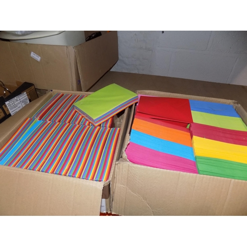 227 - 2 Boxes of Coloured Envelopes