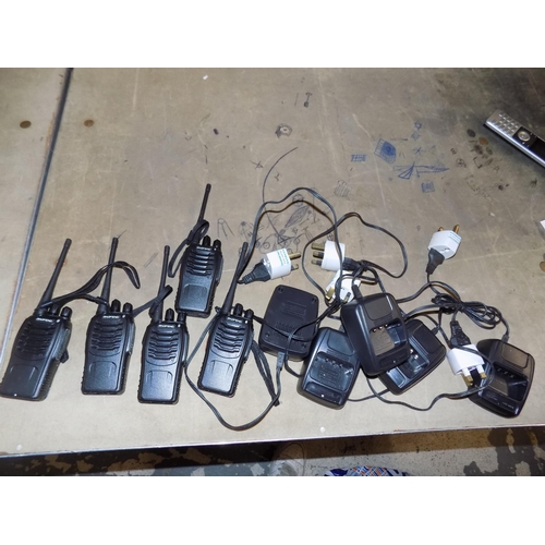 347 - 5 Baofong Radios with Chargers w/o