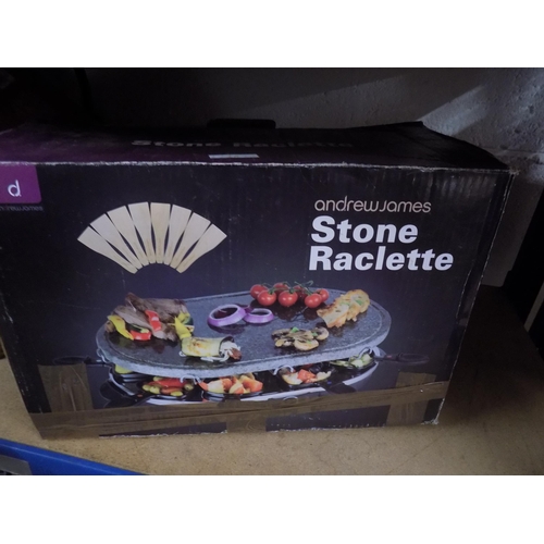 59 - Boxed Andrew James Stone Raclette