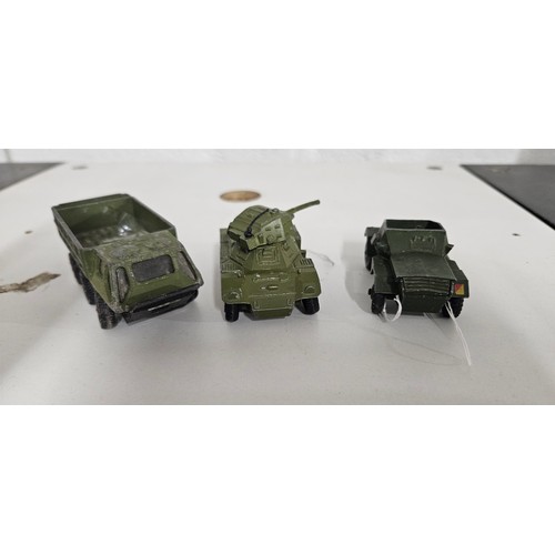 600 - 3 Dinky Army Vehicles