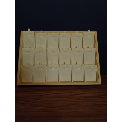 606 - Wooden Necklace Display Box