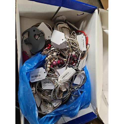 610 - Box of  New Costume Jewellery