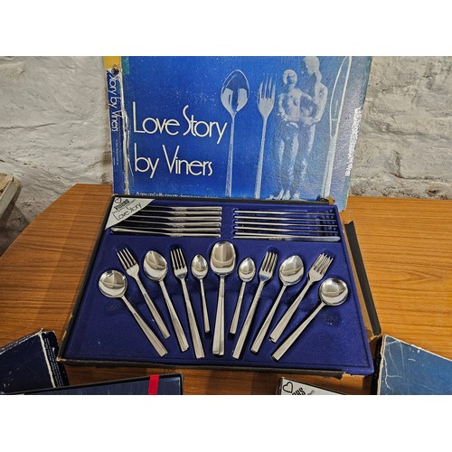 618 - 3 Love Story by Viners Flatware Sets