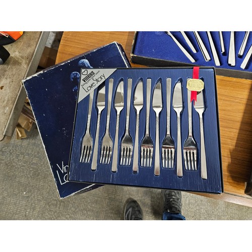 618 - 3 Love Story by Viners Flatware Sets