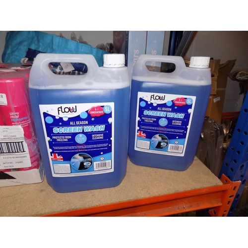 131 - 2 x 5l Bottles 5-in-1 Concentrated Screen Wash