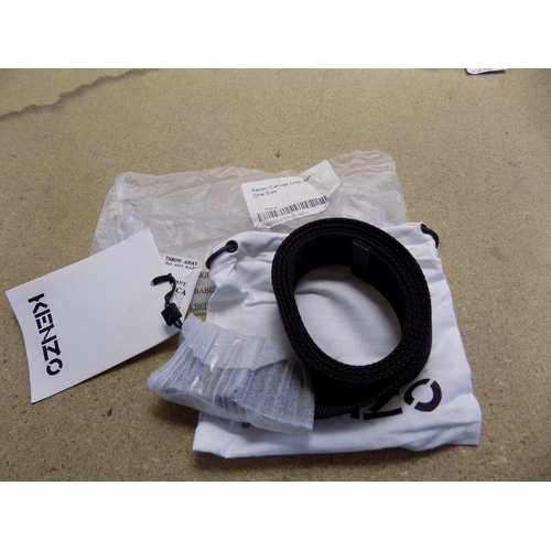 47 - New Canvas Kenzo Logo Belt with dust cover