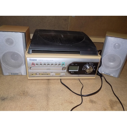 68 - Steepletone Turntable, CD, Radio System