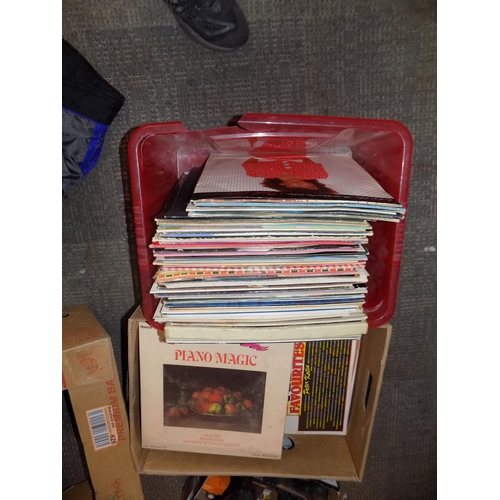 8 - 2 Boxes of Vinyl LP's