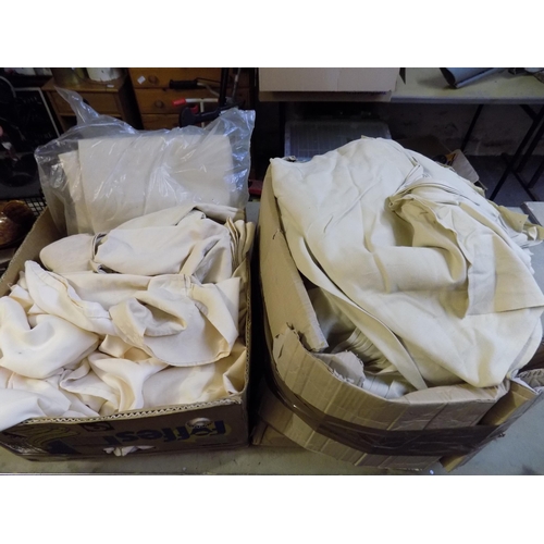 219 - 2 Boxes of Linen Table Cloths