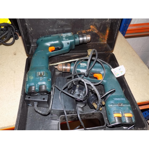 133 - 2 Black & Decker Cordless Drills with Charger