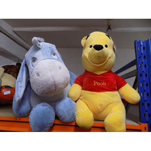 151 - Large Winne the Pooh and Eeyore Soft Toys