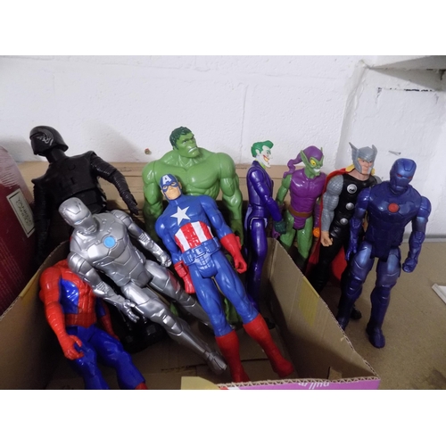 46 - Selection of Action Figures. Inc Marvel