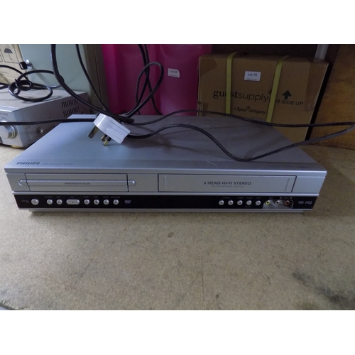 74 - Philips DVD/Video Player w/o