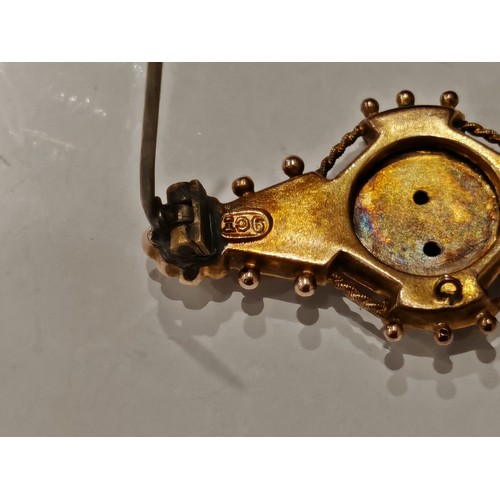 623 - Gold Plated Brooch