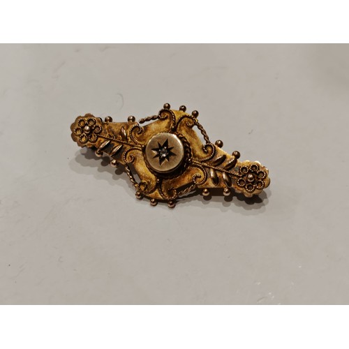 623 - Gold Plated Brooch