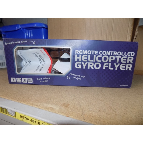 51 - Boxed Remote Controlled  Helicopter Gyro Flyer