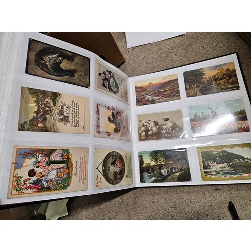 633 - Postcard Album containing 300 Postcards