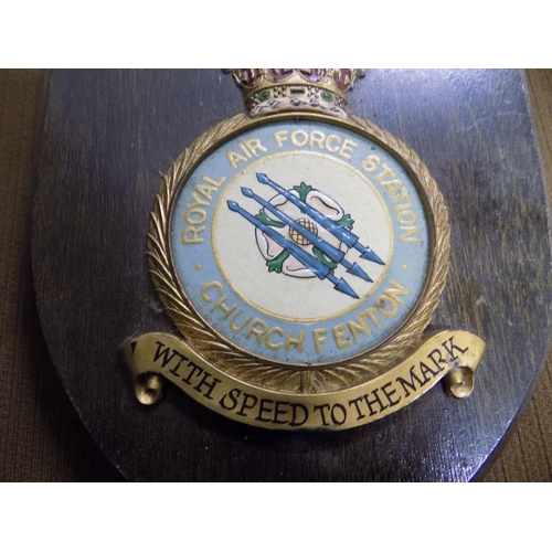 813 - Royal Airforce Wooden Plaque