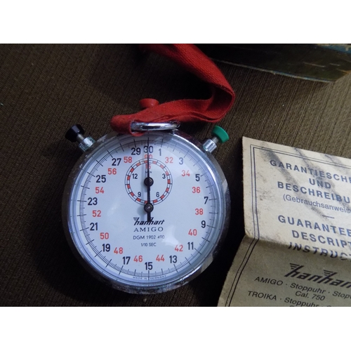 819 - Hanhart Amigo Vintage German Stopwatch