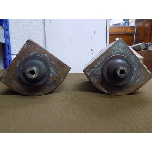 842 - 2 SWMF Brass and Copper Ship Navigation Lights