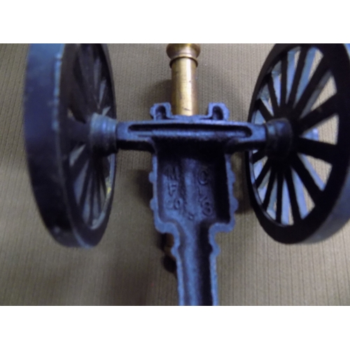 936 - Vintage Brass Cannon