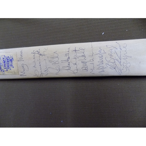 966 - Yorkshire County Cricket Club Signed Bat