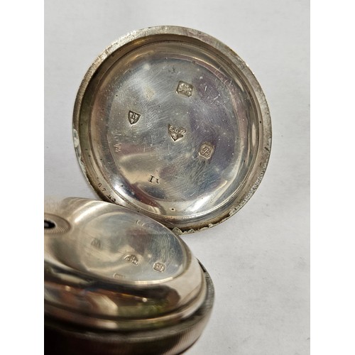 1208 - Silver Pocket watch by Kendal and Dent 1900 - No Key