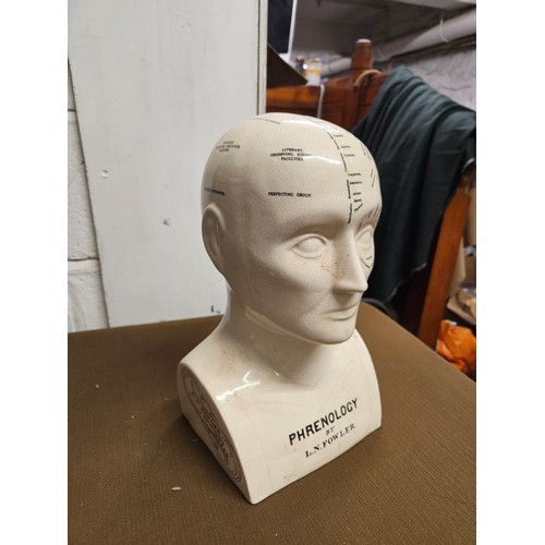 846 - Medium Phrenology Head by L. N. Fowler