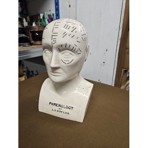 846 - Medium Phrenology Head by L. N. Fowler