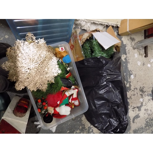 1 - Christmas Tree and Box of Decorations