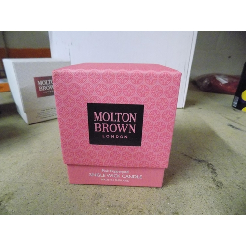 72 - Small Molton Brown Candle Pink Pepperpod