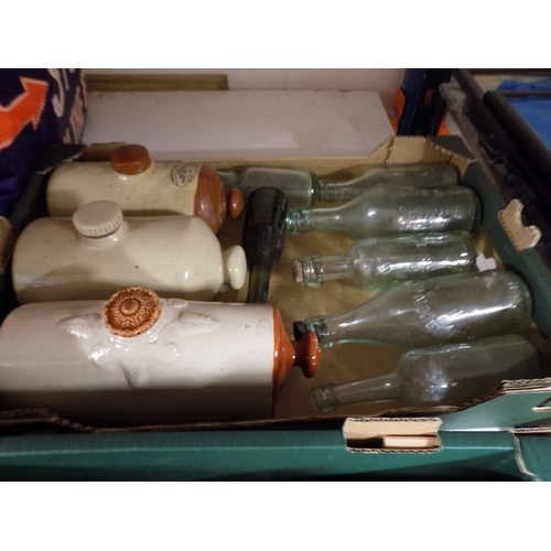 349 - 3 Water Bottles and Selection of Beer Bottles