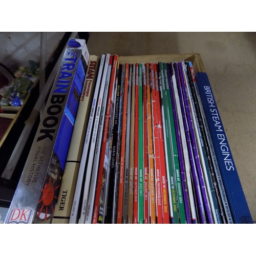 377 - Box of Railway Magazines and Books