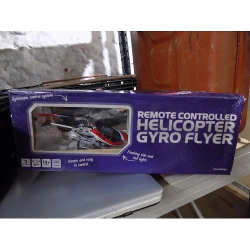 191 - Boxed Remote Controlled  Helicopter Gyro Flyer